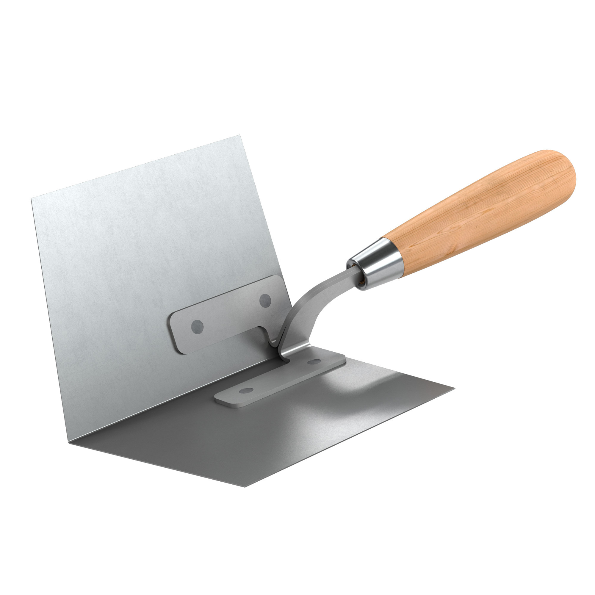 Bon, Corner Trowel - InsideSS - 4in. x 5in. To 4-1/4in.- Wood, Width 4 in, Length 5 in, Blade Material Rubber, Model# 15-125
